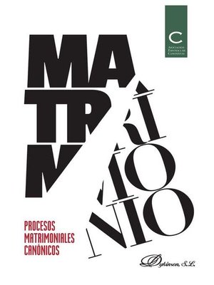 cover image of Procesos matrimoniales canónicos